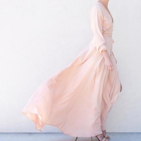 Kamperett Silk Linden Dress in Rose - Picture 2 of 12